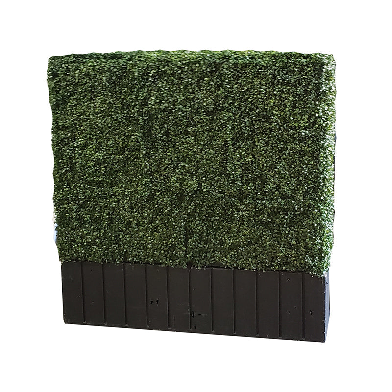 Artificial 4' x 4' Box Wood Hedge