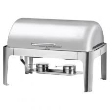 8 QT Oblong Roll Top Chafers