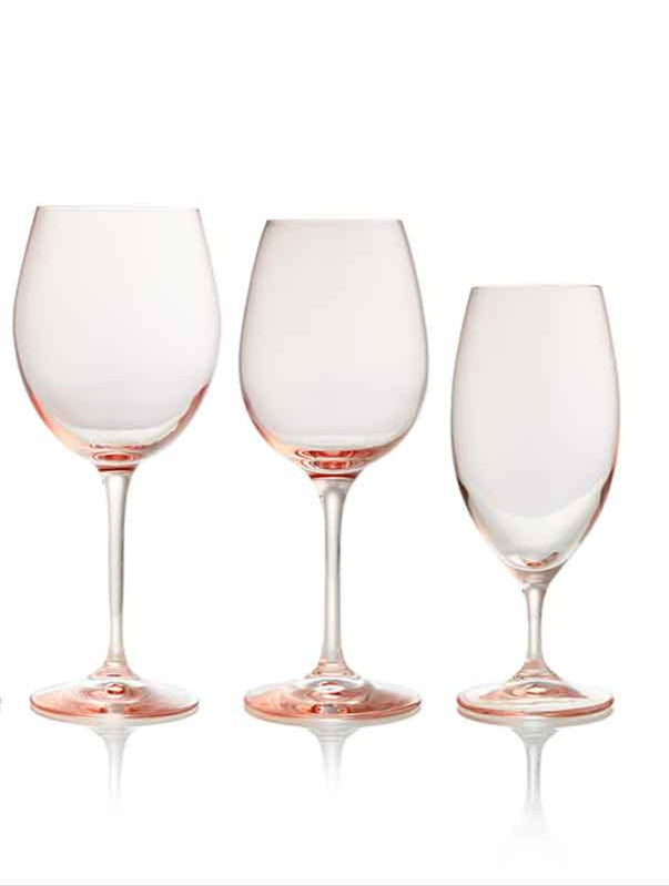 Aurora Blush Glassware