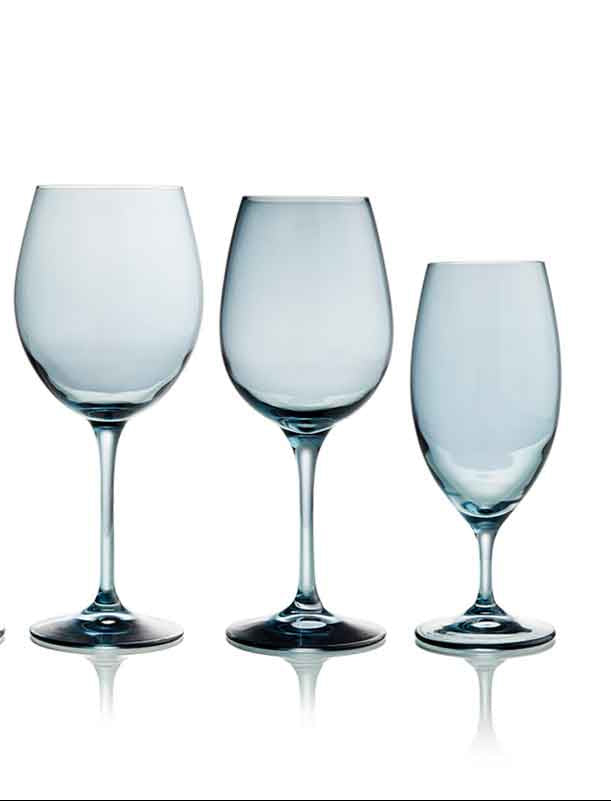 Aurora Indigo Glassware