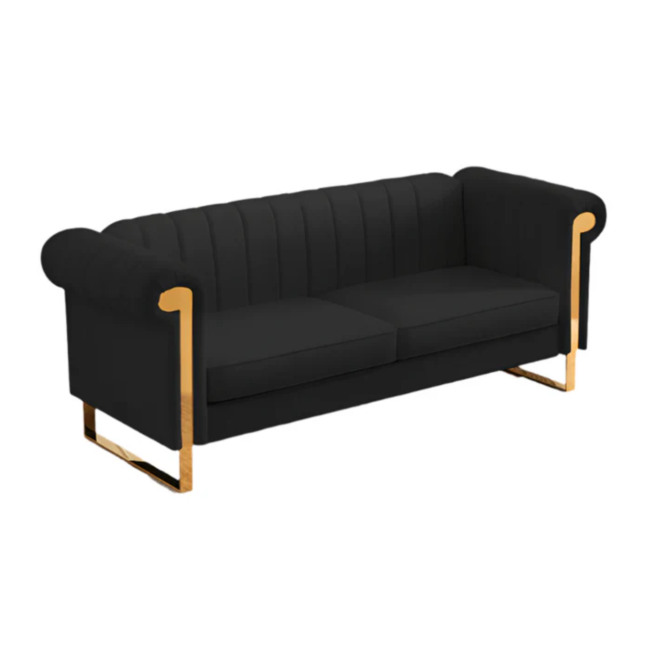 Black L'Ostrica Sofa