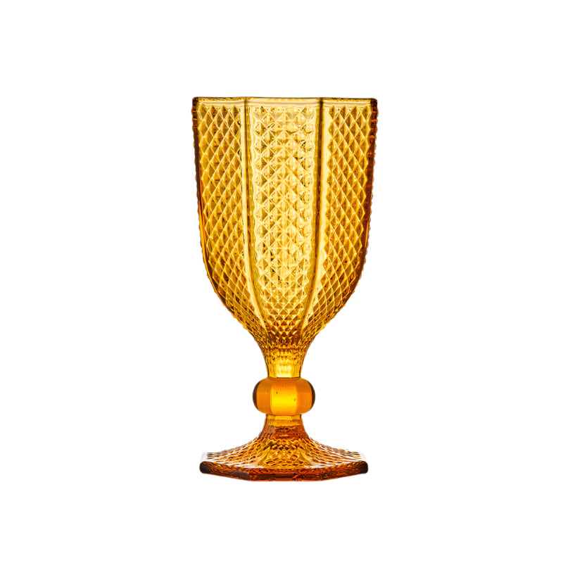 Collette Amber Goblet