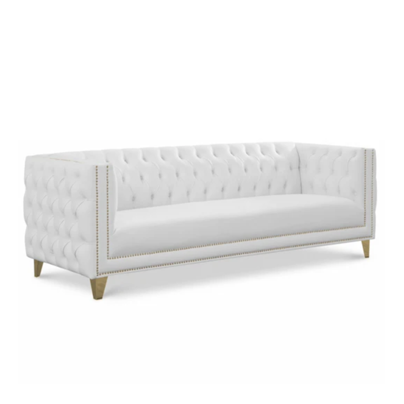 White Chesterfield Sofa