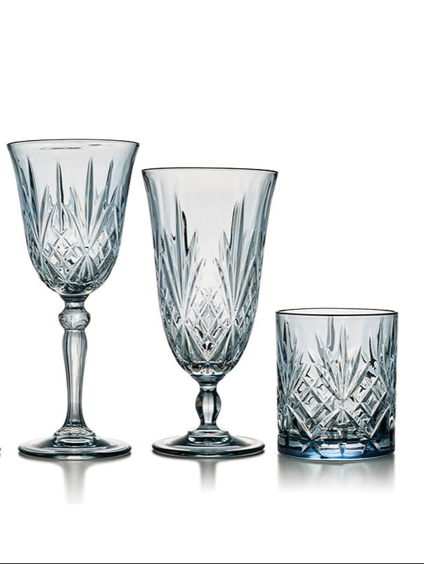 Melodia Indigo Glassware