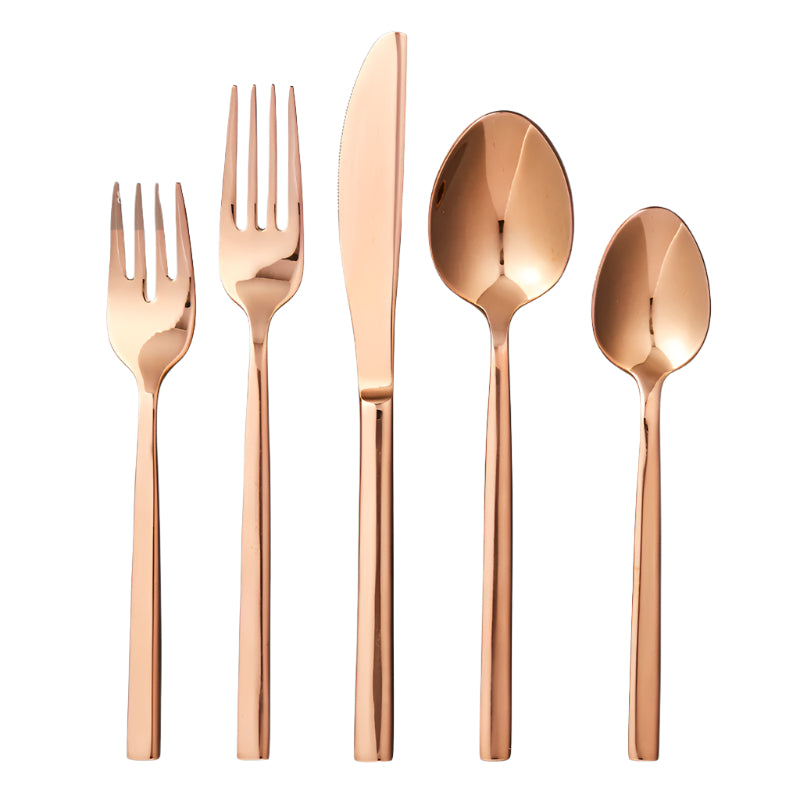 Rose Gold Flatware