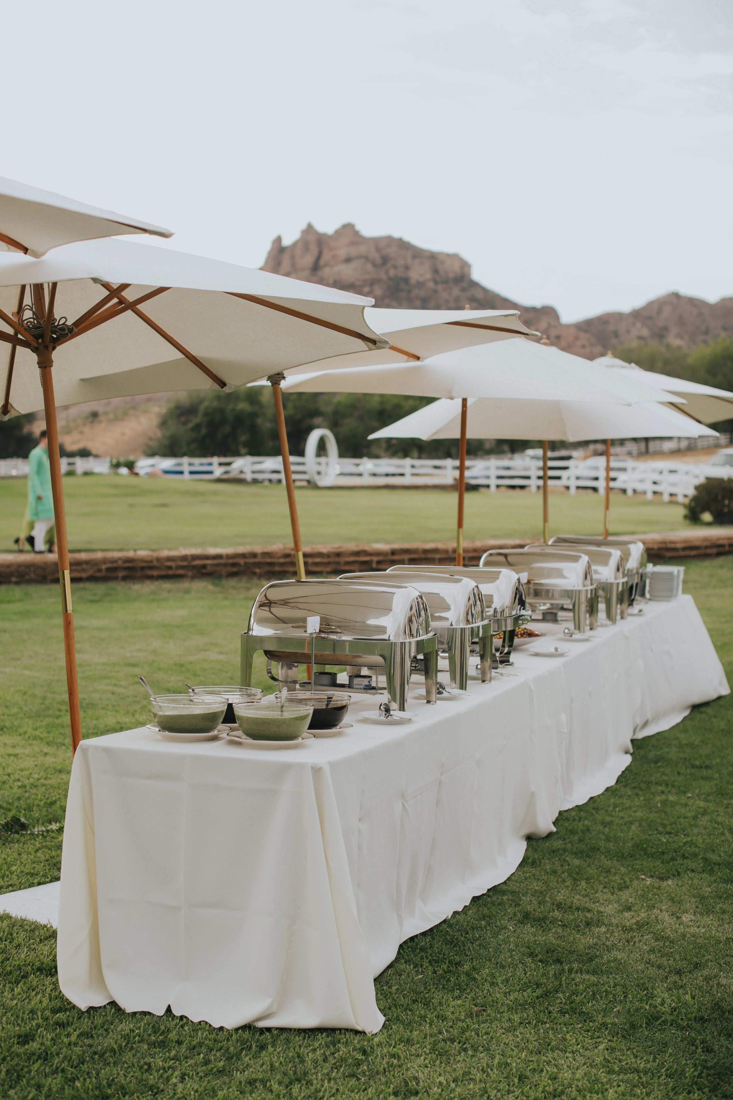 White Market Umbrella