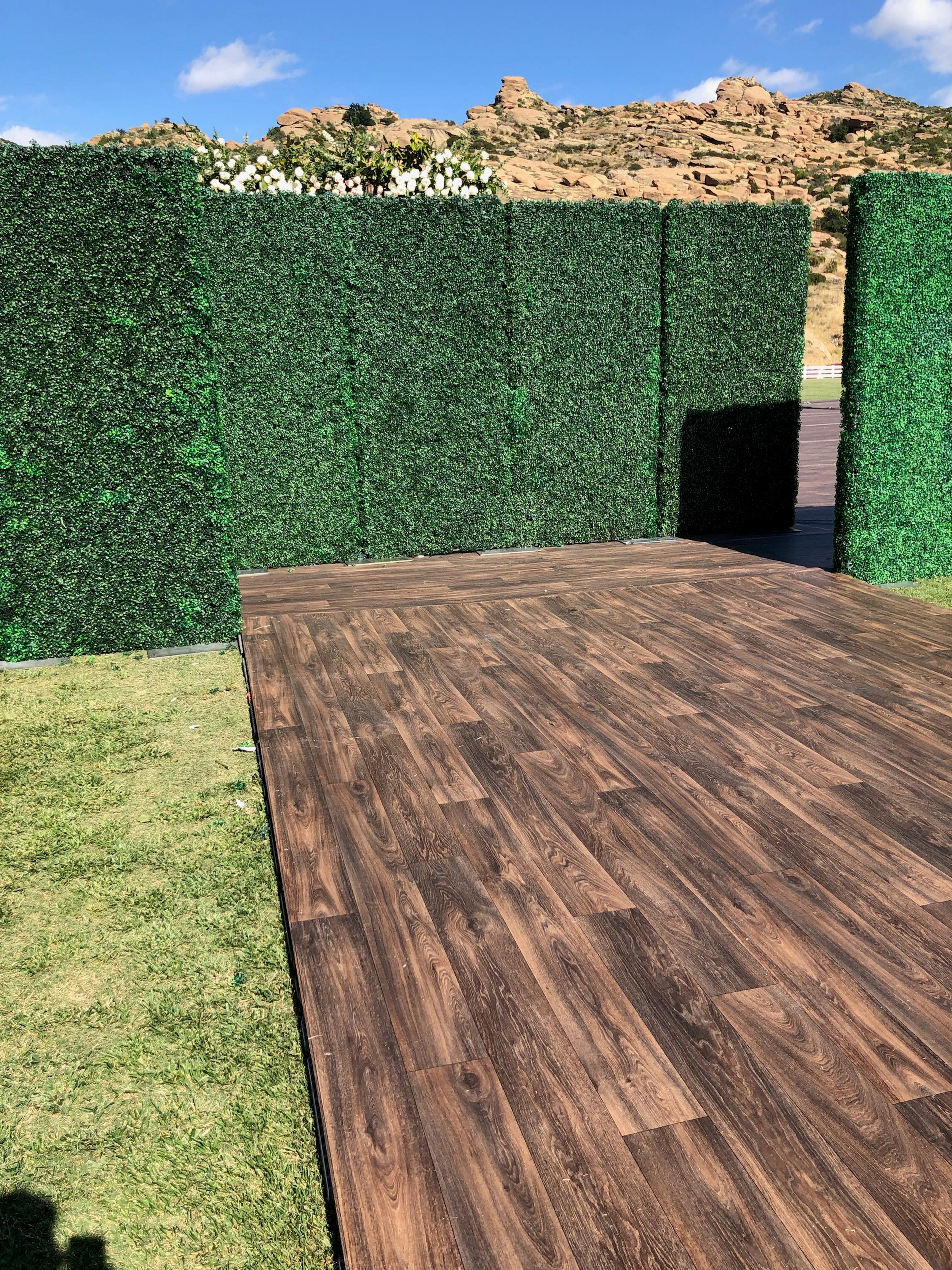 Custom Wood Aisle