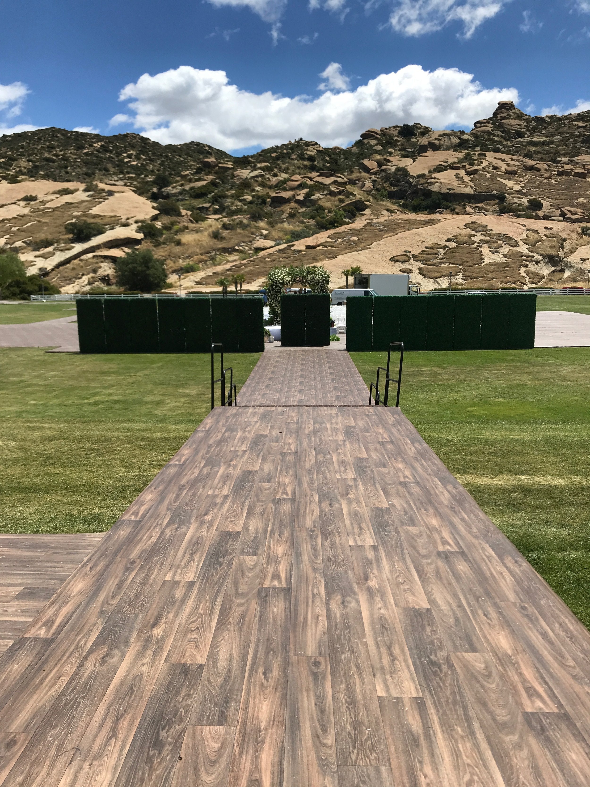 Custom Wood Aisle