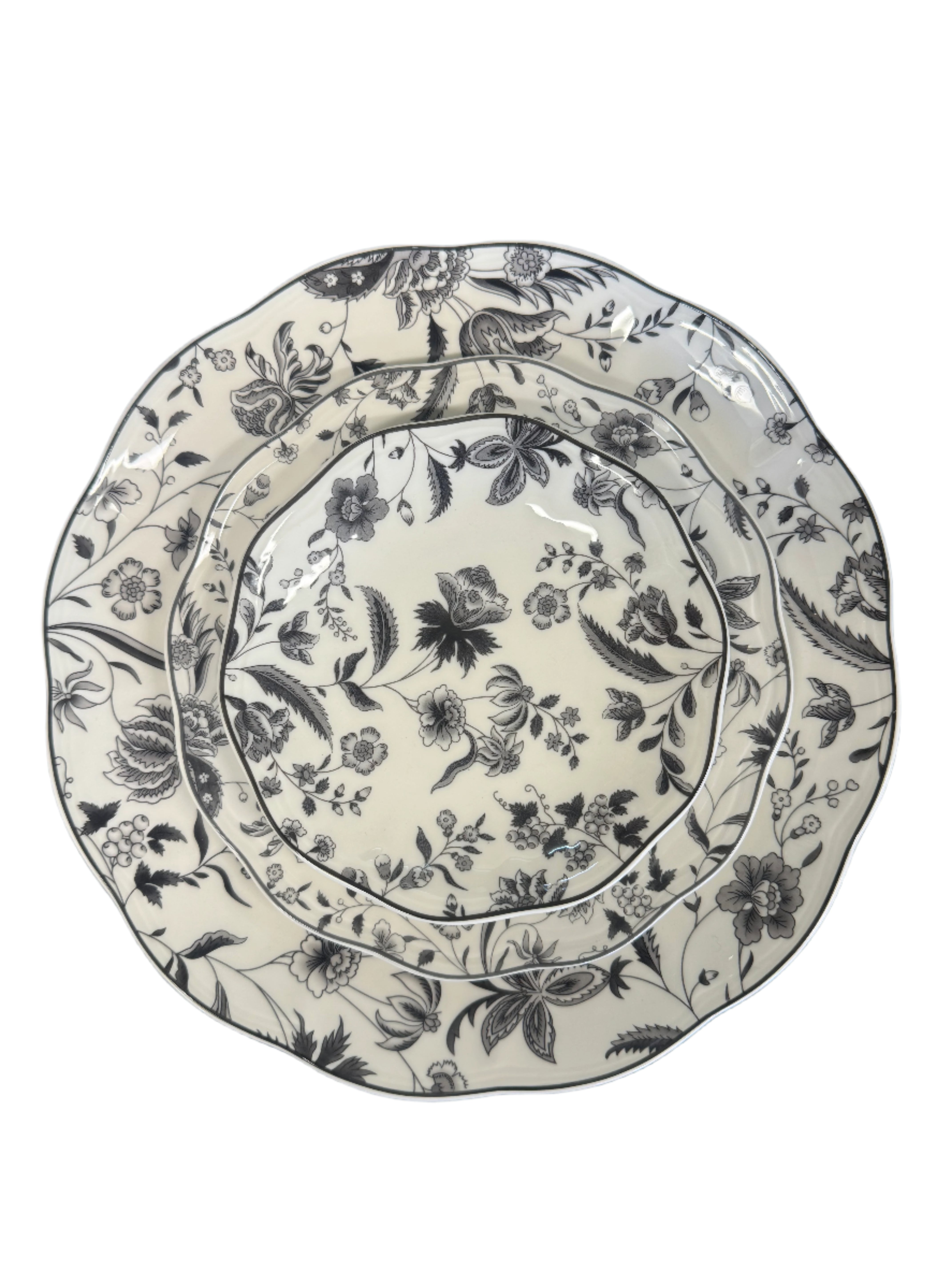 Eleanor Charcoal Dinnerware