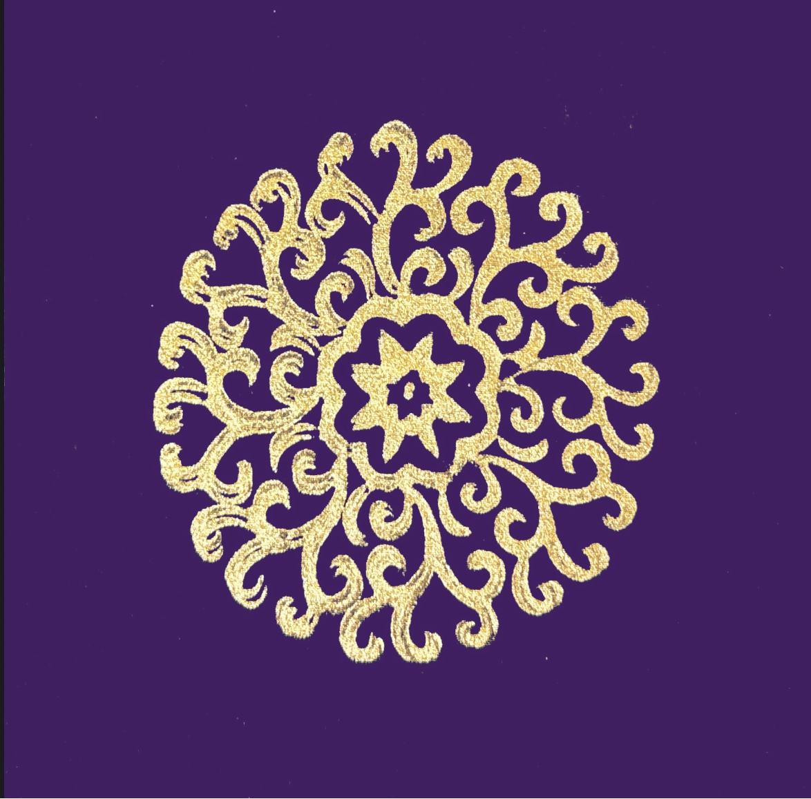 Purple / Big Dhruva Gold