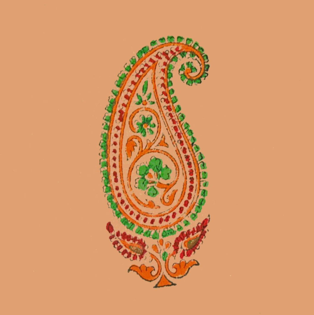 Mushroom / Small Paisley