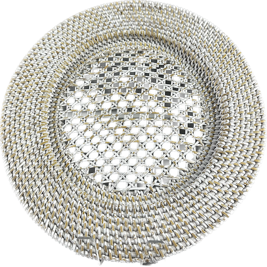 Light Wood Grain Charger