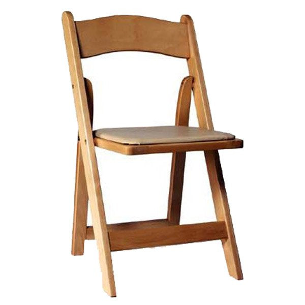 Natural Wood Folding Chair
