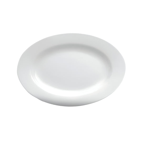 Royal White Oval Platter 9"x14"